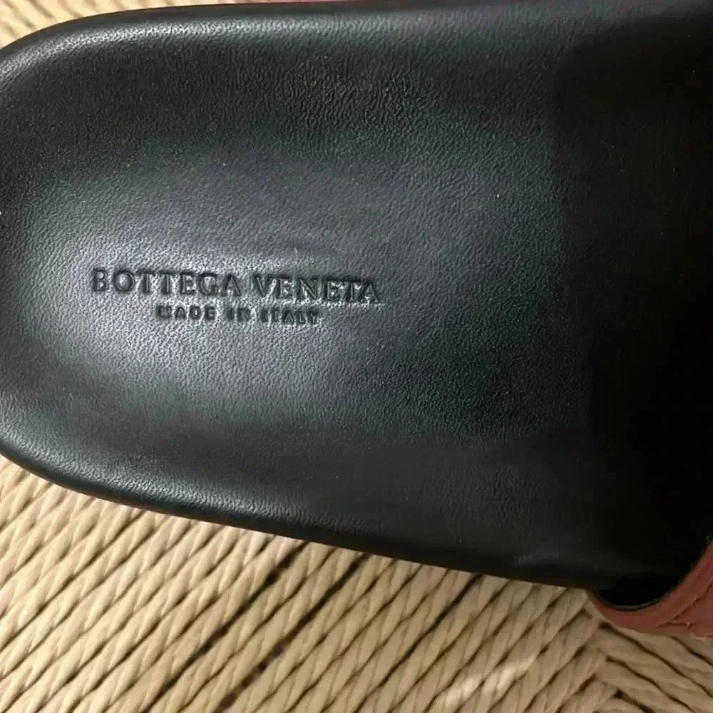 Bottega Veneta Intrecciato Leather Flat Slides Size 36 - Picture 3 of 6